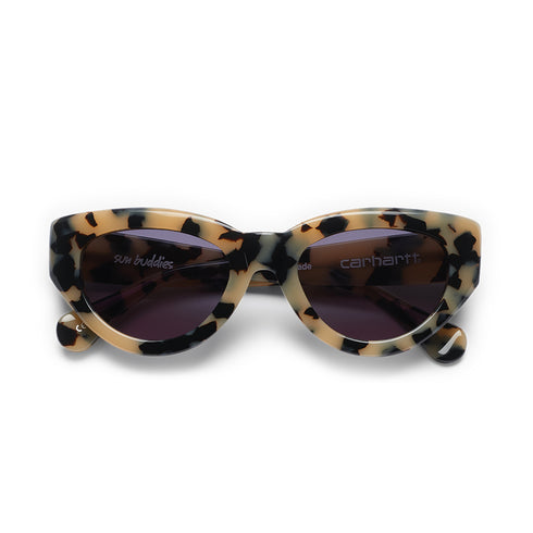 Carhartt x Sun Buddies Amy Sunglasses Blond Tortoise/Black I028341.06 Degli Uberti